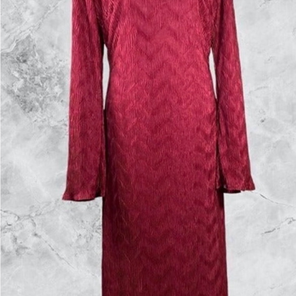 House of Harlow 1960 x REVOLVE Nona Long Sleeve Dress - Dark Red